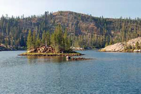 Island Lake, Grouse Ridge, Nevada County, CA