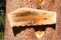 Sandpiper Lake sign