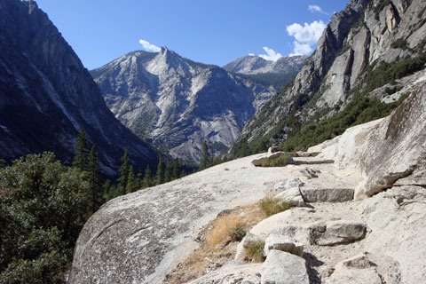 The Sphinx and trail to Paradise Valley, Kings Canyon National Park, California